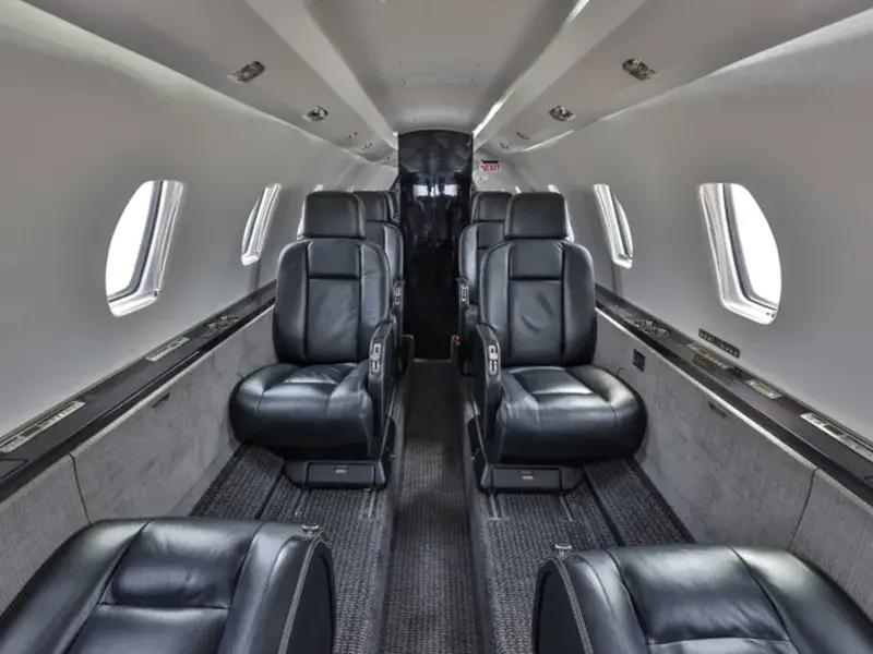 Interior of a 2000 Cessna Citation Excel