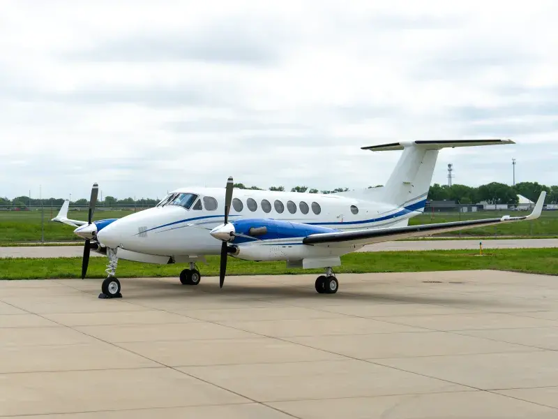 King Air 350i stock photo
